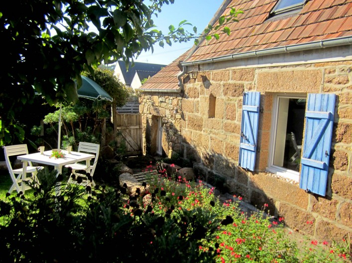 Location de vacances - Gîte à Perros-Guirec - maison de vacances et jardin tiploum ploumanach