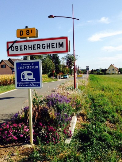 Location de vacances - Appartement à Oberhergheim - L'entrée du village