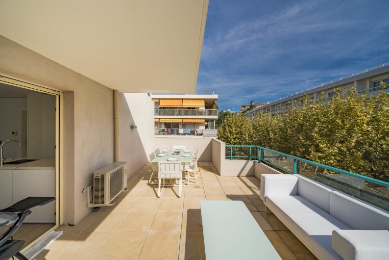 Location de vacances - Appartement à Cannes - Terrasse 48m²