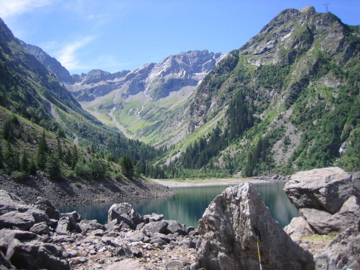 Location de vacances - Chalet à Les Deux Alpes - Randonnée au bord du lac Lauvitel