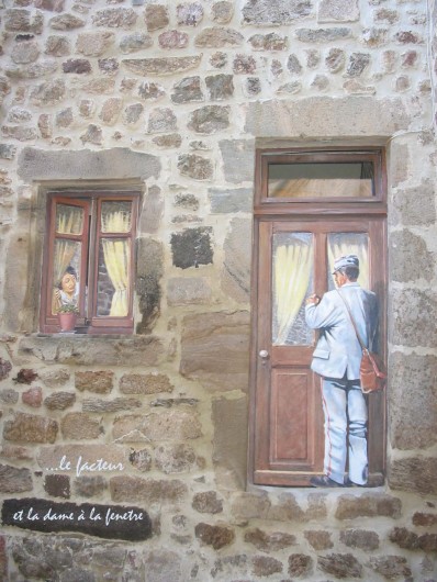 Location de vacances - Gîte à Meyras - La dame à la fenêtre
