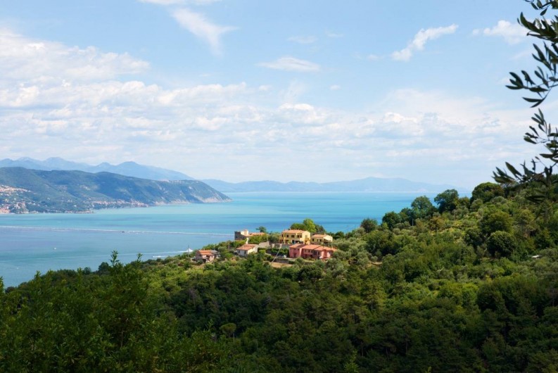 Location de vacances - Villa à La Spezia - La vue sur le "Golfo dei Poeti"
