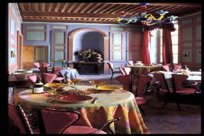 Location de vacances - Château - Manoir à Bourg-Saint-Andéol - salle a manger 